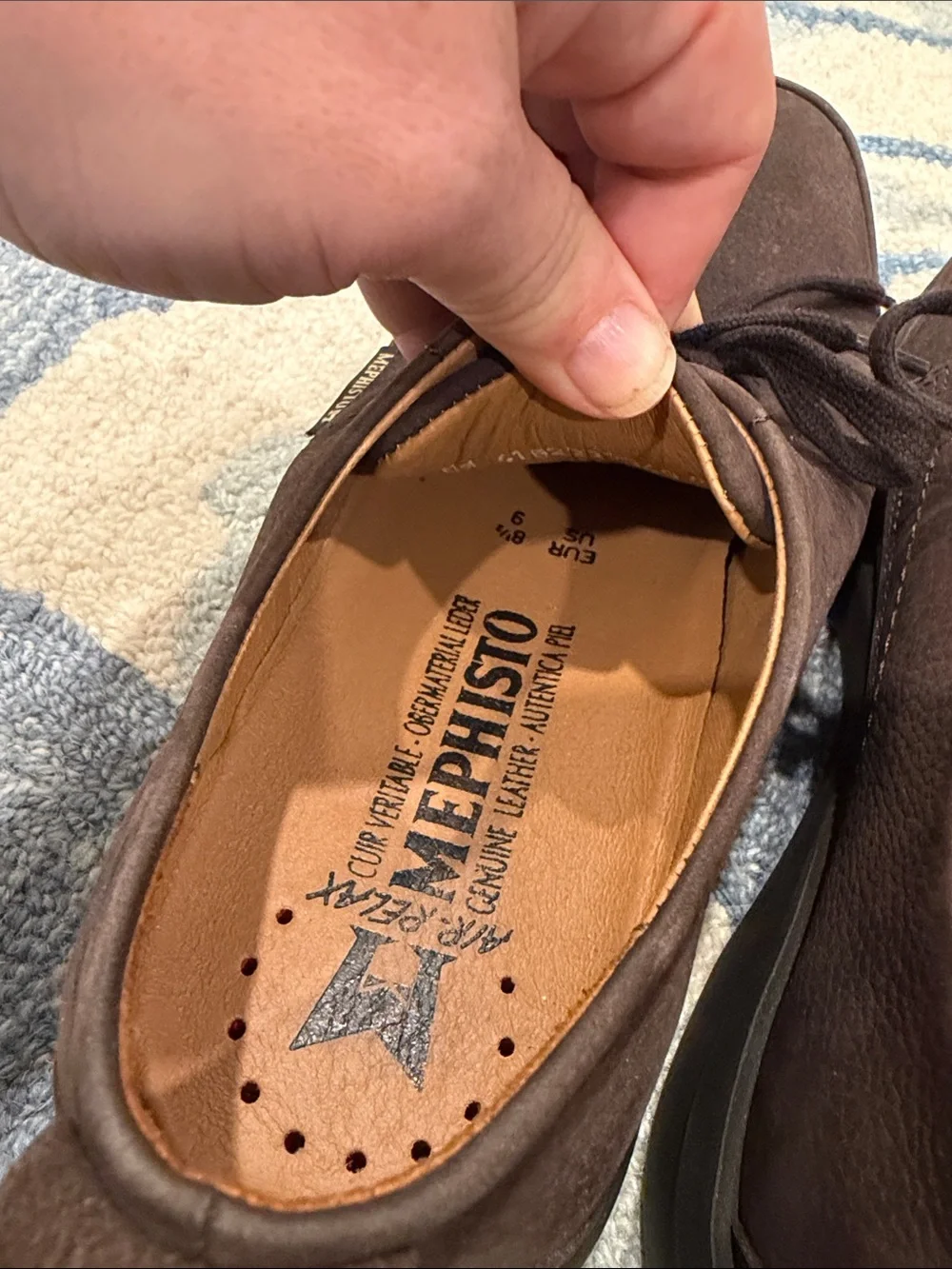 Mephisto Men's Brown Suede shoes